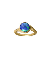 Load image into Gallery viewer, SUN RING — BLACK OPAL
