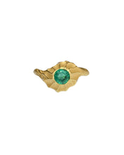 Load image into Gallery viewer, REEF RING — EMERALD AND DIAMONDS

